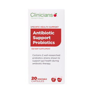Clinicians Antibiotic Support Probiotics Capsules 20