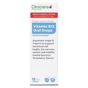 Clinicians Vitamin B12 Oral Solution 12ml