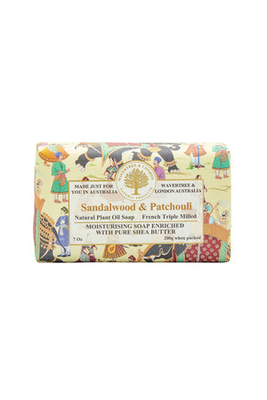 Wavertree & London Soap Sandalwood & Patch 200g