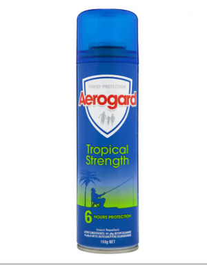 Aerogard Tropical Strength Insect Repellent Aerosol 150g