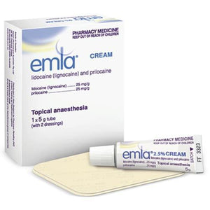 Emla 5% Cream 5g + 2 Patches